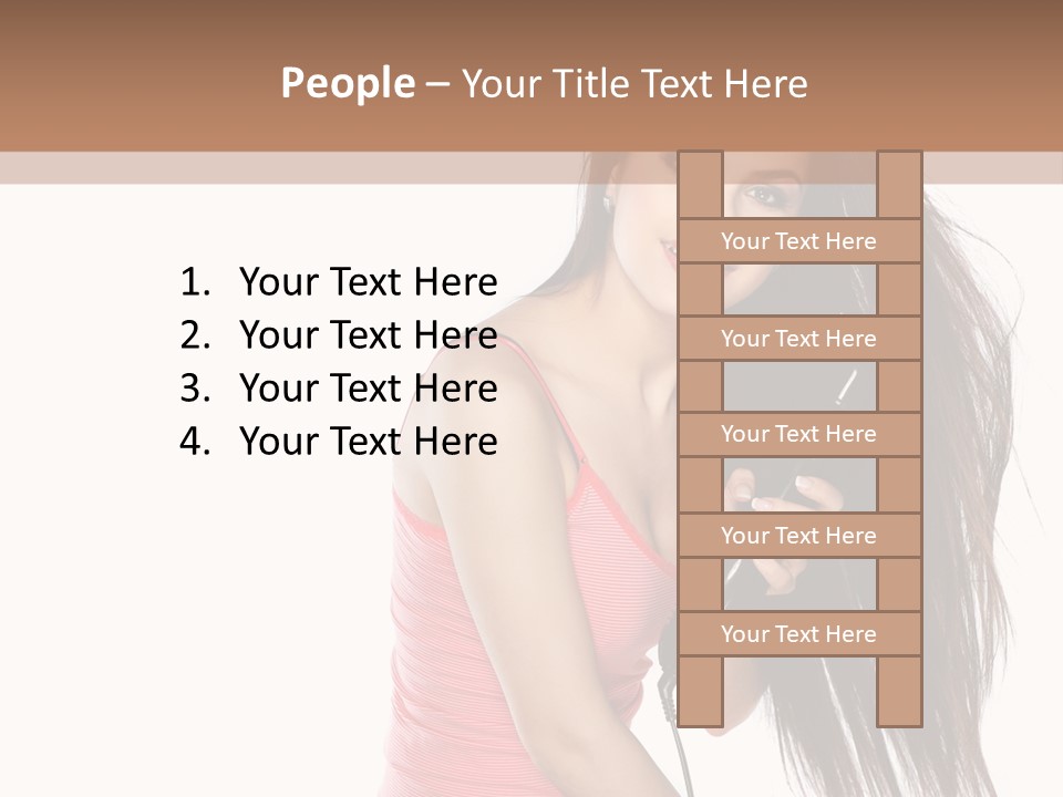 Face Teenagers  PowerPoint Template