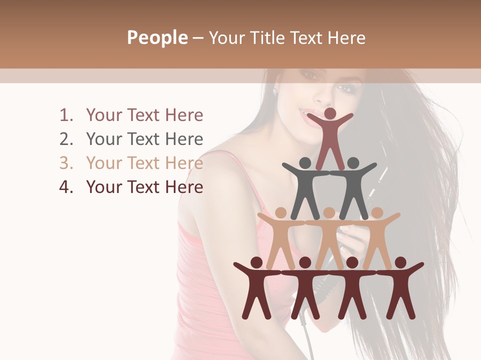 Face Teenagers  PowerPoint Template