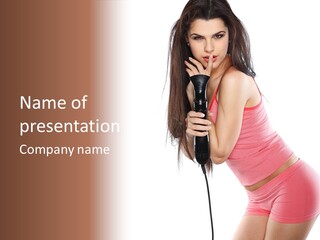 Lips Long Only PowerPoint Template