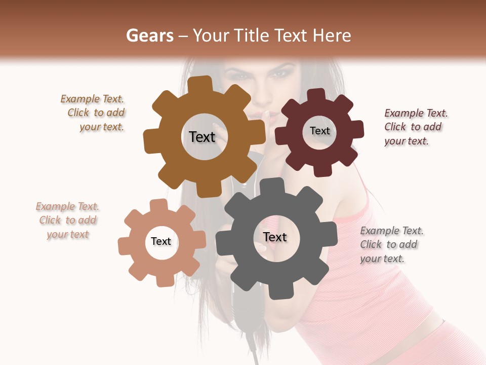 Lips Long Only PowerPoint Template