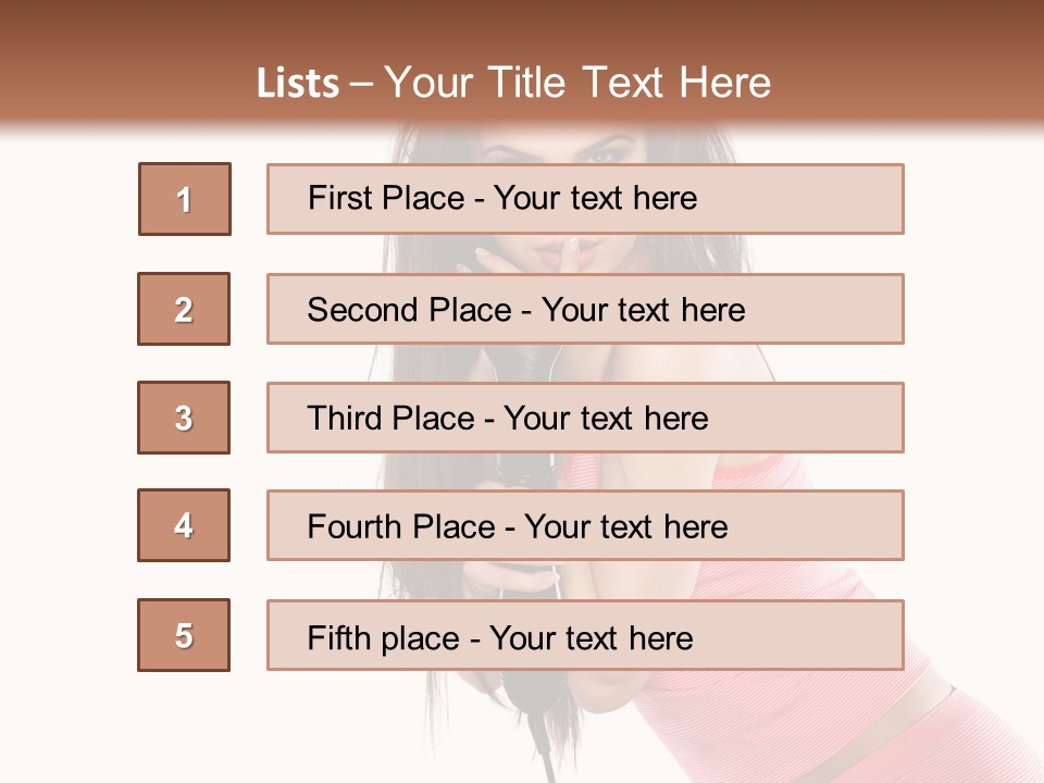 Lips Long Only PowerPoint Template