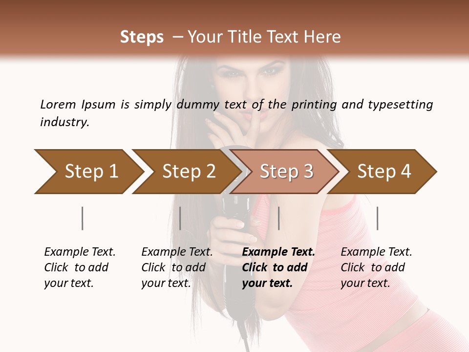 Lips Long Only PowerPoint Template