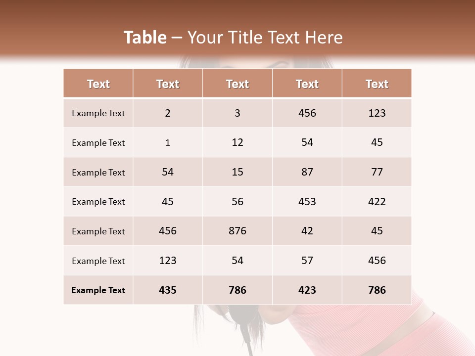 Lips Long Only PowerPoint Template