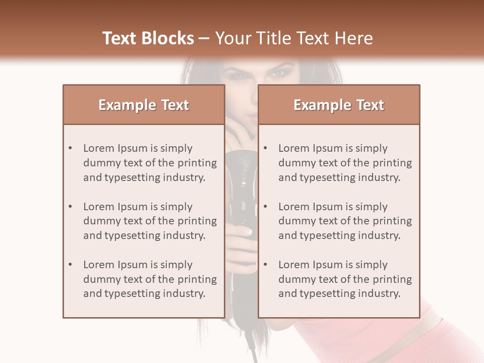 Lips Long Only PowerPoint Template