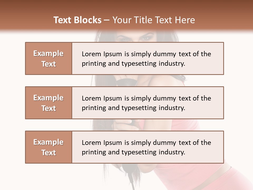Lips Long Only PowerPoint Template