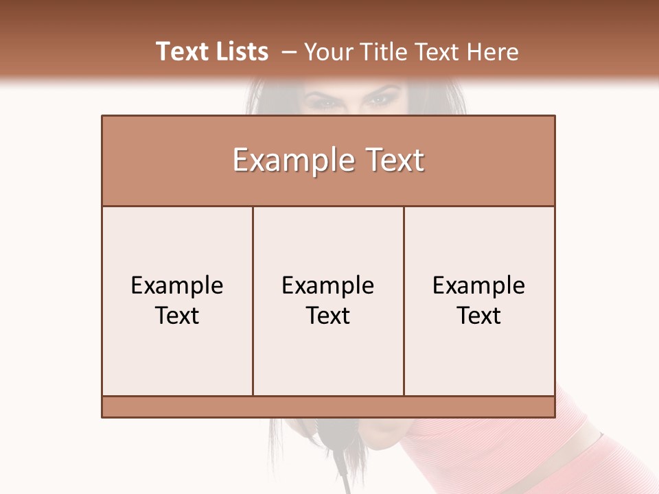 Lips Long Only PowerPoint Template