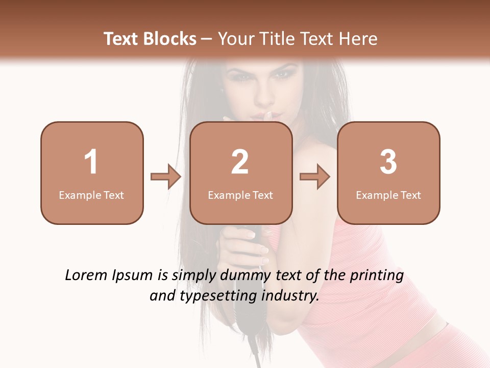 Lips Long Only PowerPoint Template
