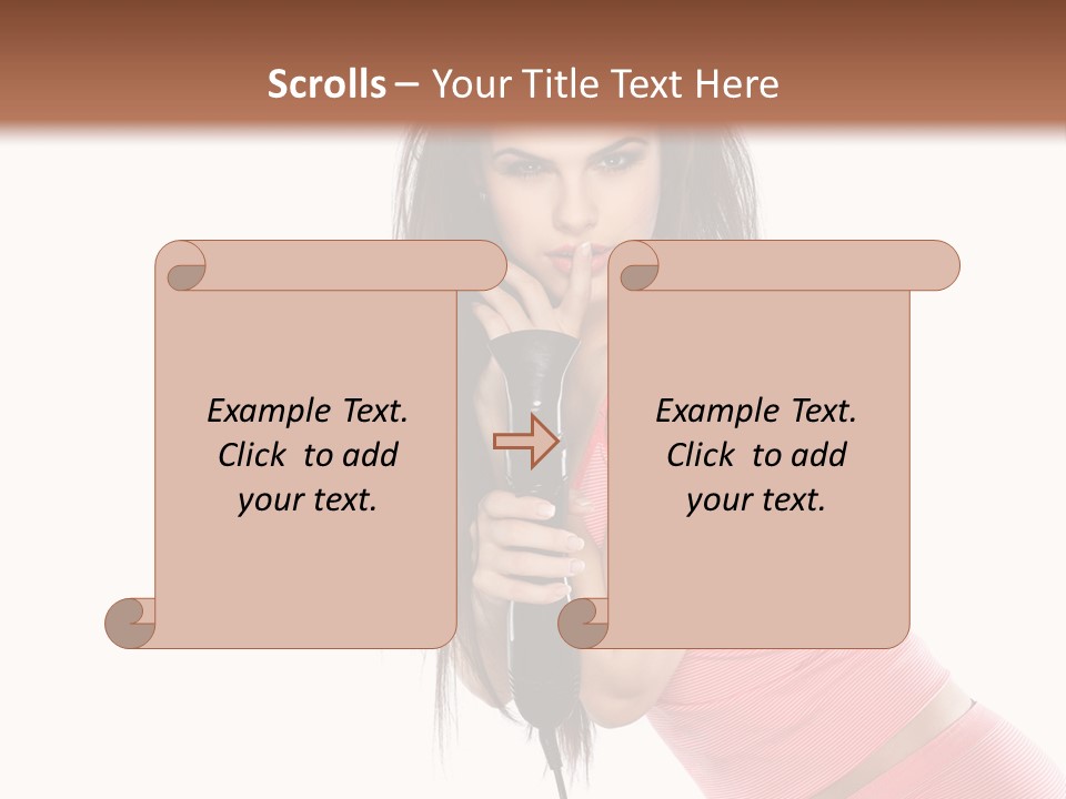 Lips Long Only PowerPoint Template