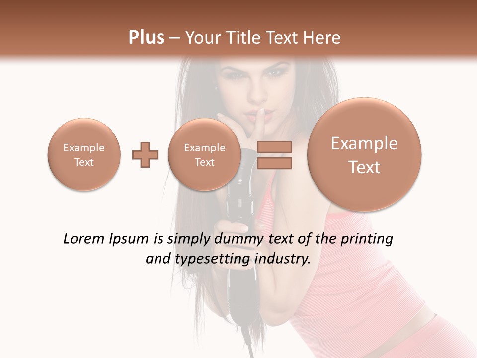 Lips Long Only PowerPoint Template