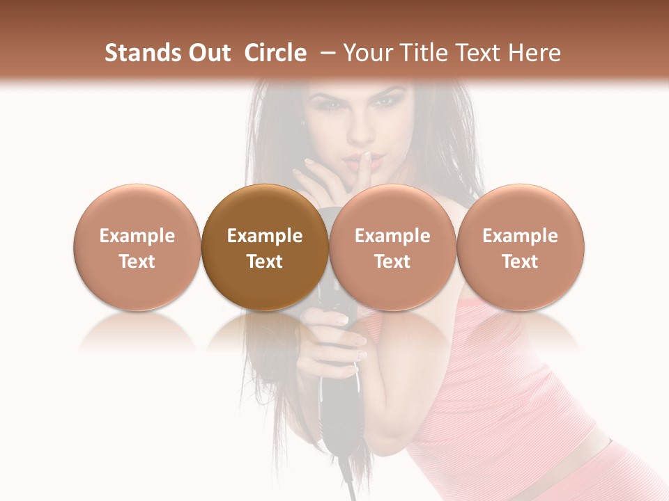 Lips Long Only PowerPoint Template