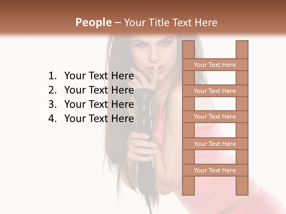 Lips Long Only PowerPoint Template