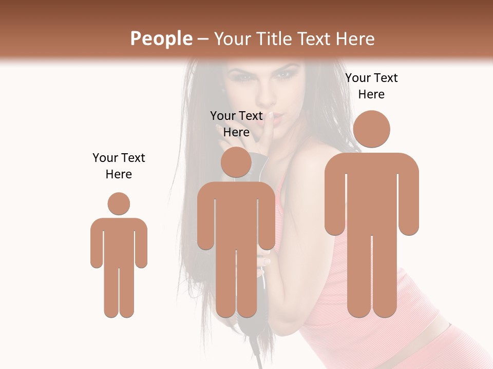 Lips Long Only PowerPoint Template
