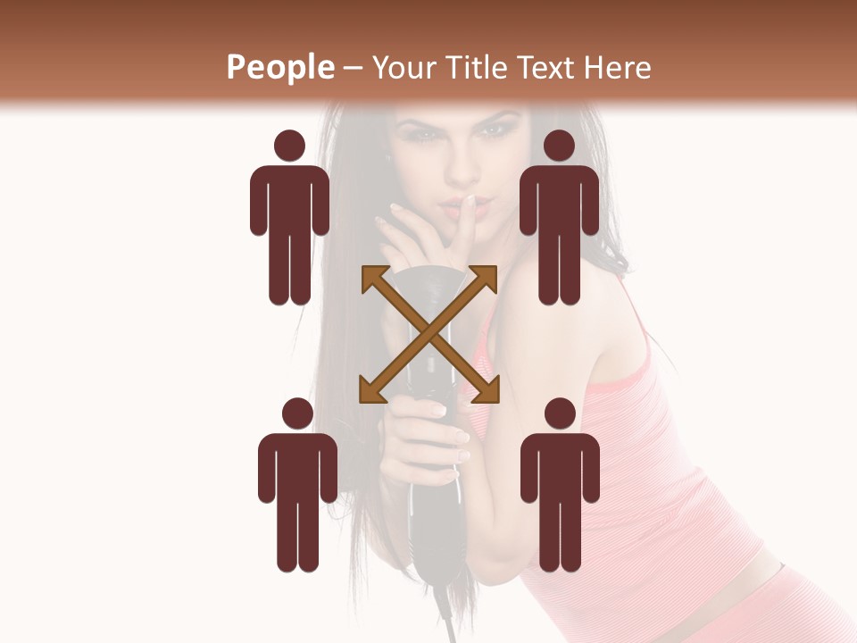 Lips Long Only PowerPoint Template