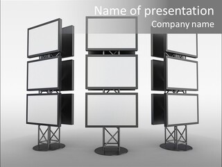 Table Conference Writing PowerPoint Template