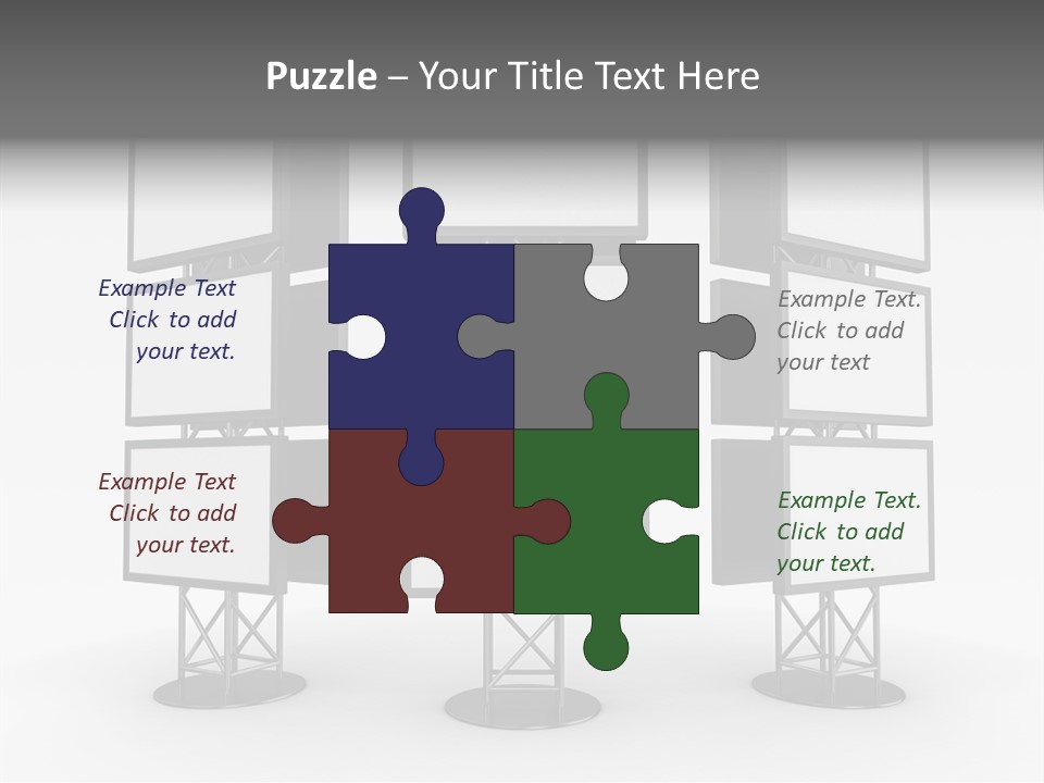 Table Conference Writing PowerPoint Template