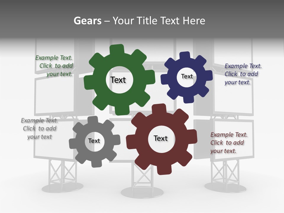 Table Conference Writing PowerPoint Template