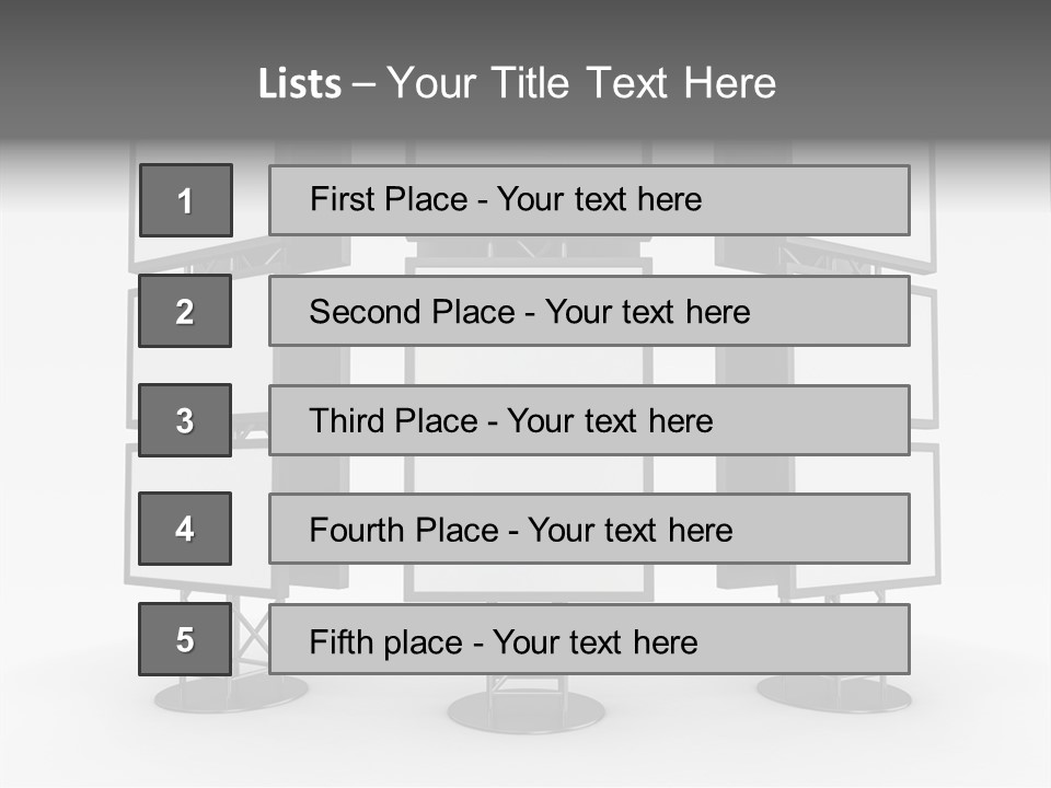 Table Conference Writing PowerPoint Template