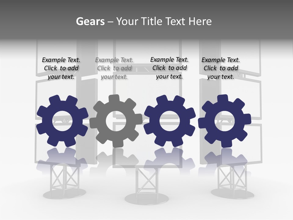 Table Conference Writing PowerPoint Template