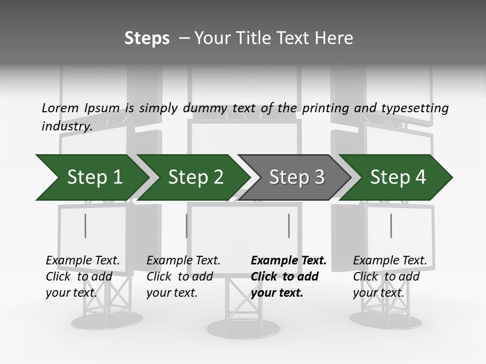 Table Conference Writing PowerPoint Template