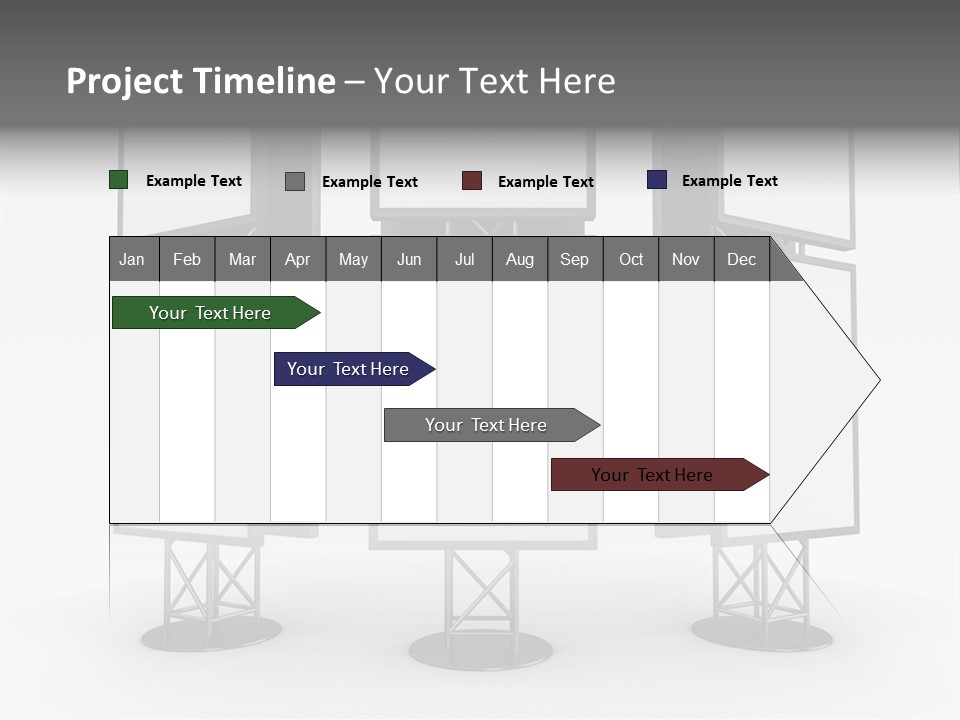 Table Conference Writing PowerPoint Template