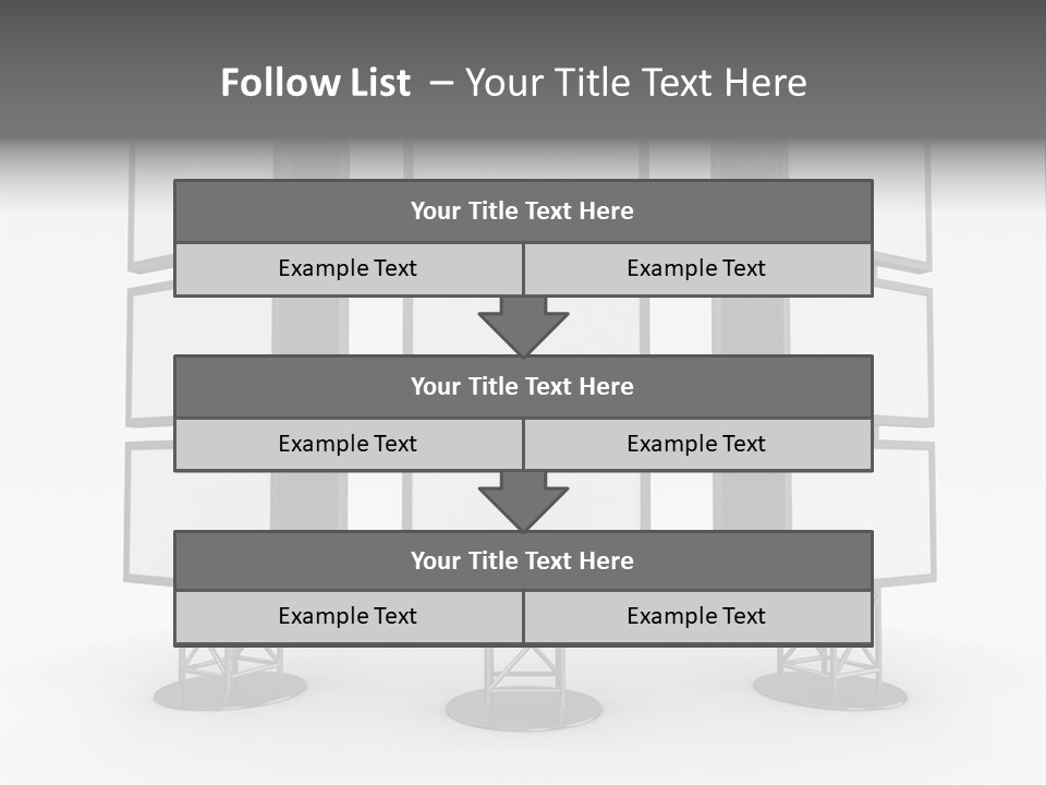 Table Conference Writing PowerPoint Template