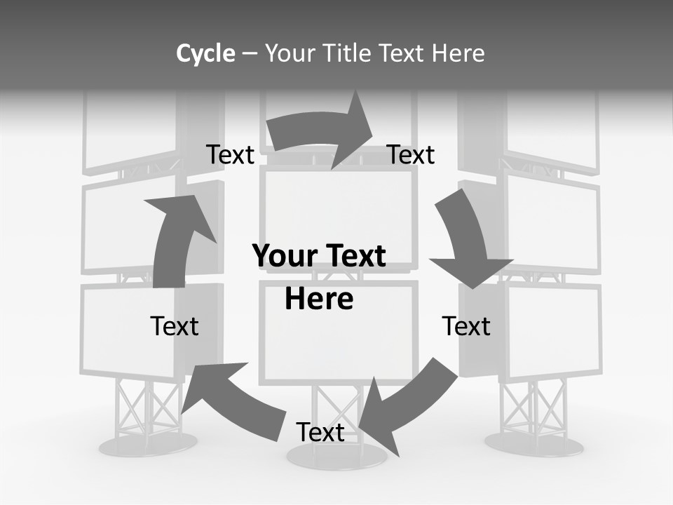 Table Conference Writing PowerPoint Template