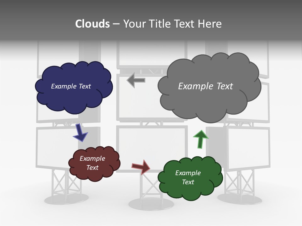 Table Conference Writing PowerPoint Template