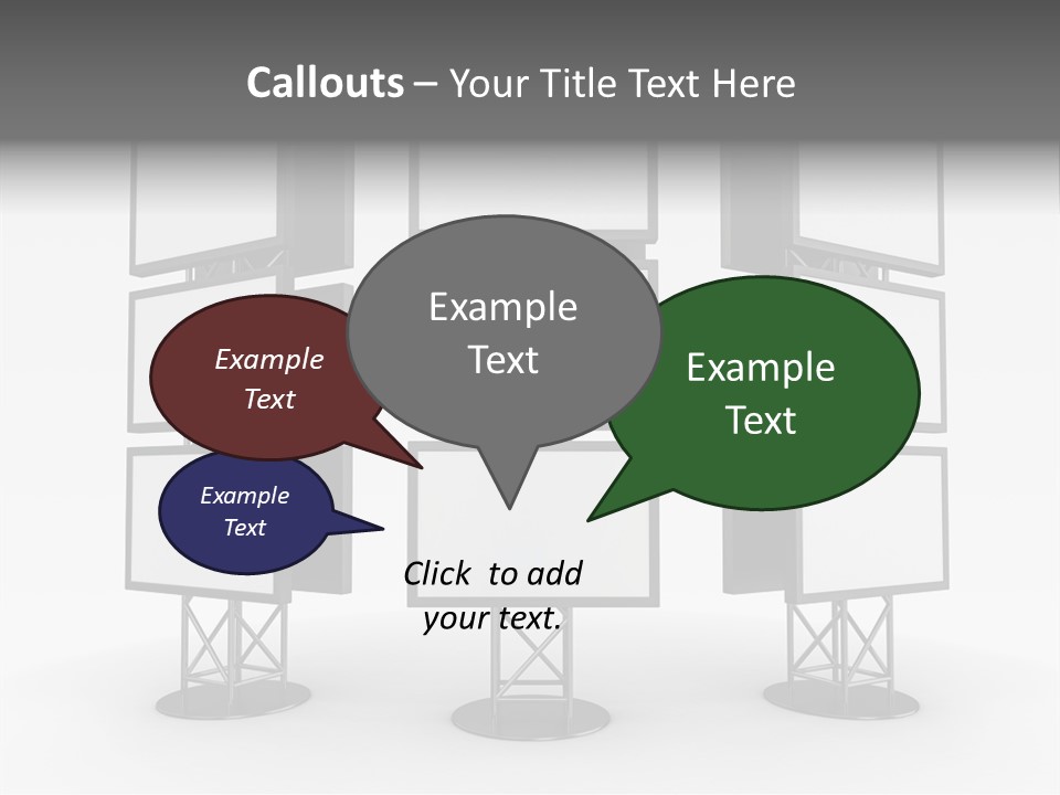 Table Conference Writing PowerPoint Template