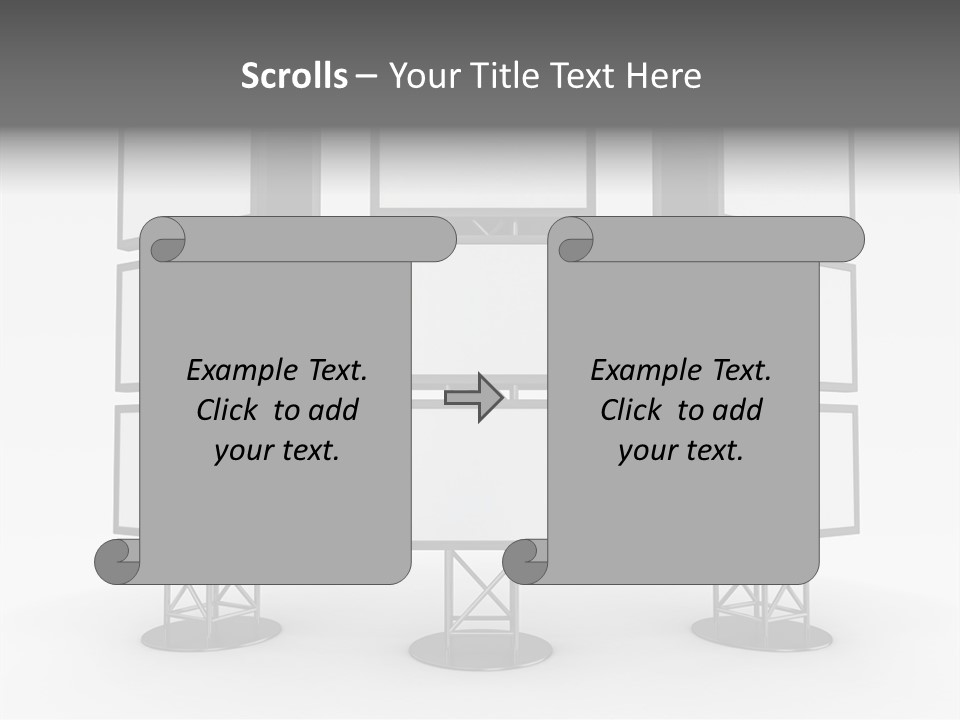 Table Conference Writing PowerPoint Template