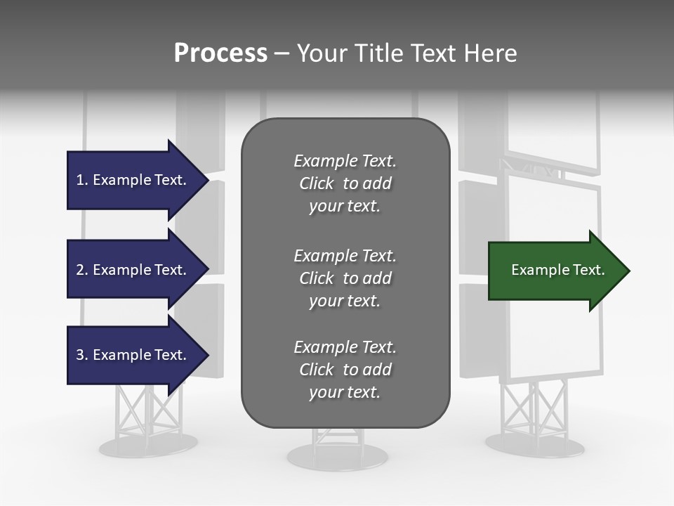 Table Conference Writing PowerPoint Template