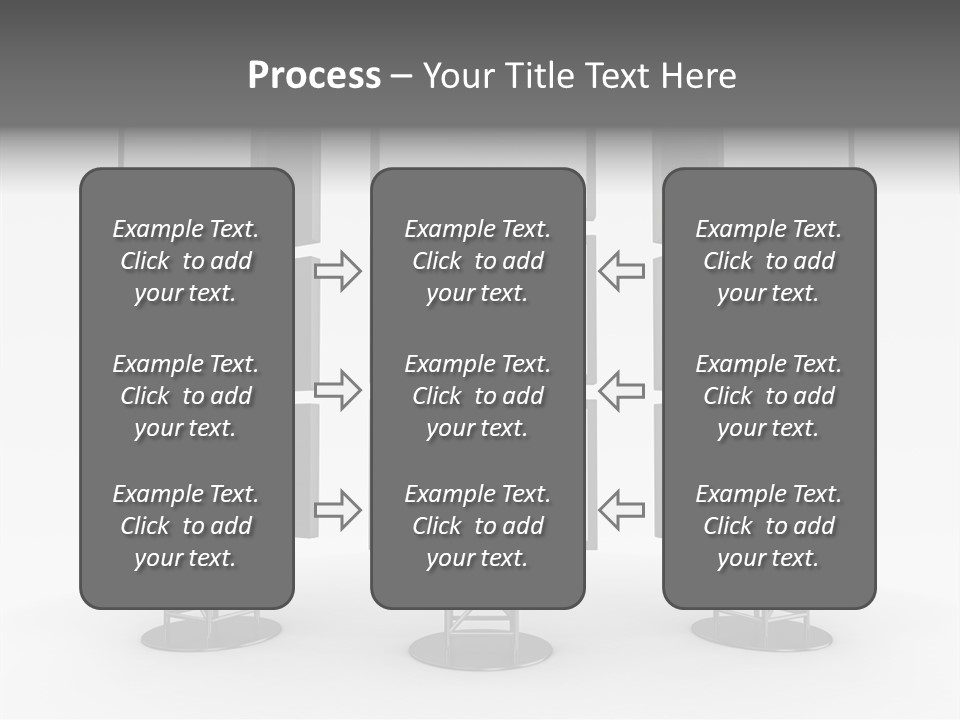 Table Conference Writing PowerPoint Template