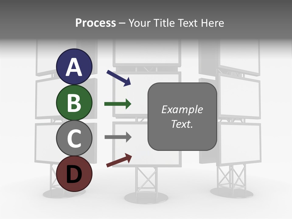 Table Conference Writing PowerPoint Template