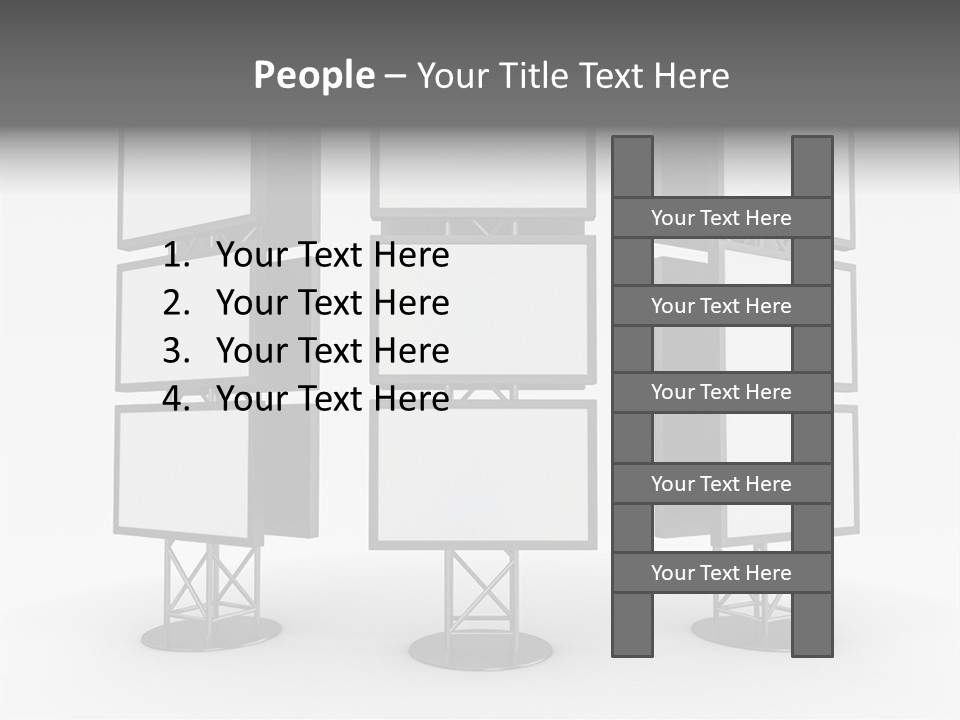 Table Conference Writing PowerPoint Template