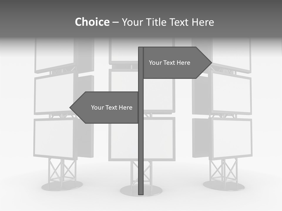 Table Conference Writing PowerPoint Template