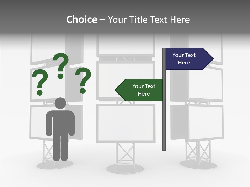 Table Conference Writing PowerPoint Template