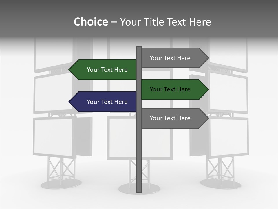 Table Conference Writing PowerPoint Template