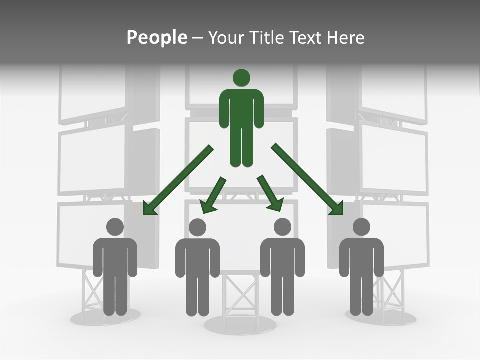 Table Conference Writing PowerPoint Template