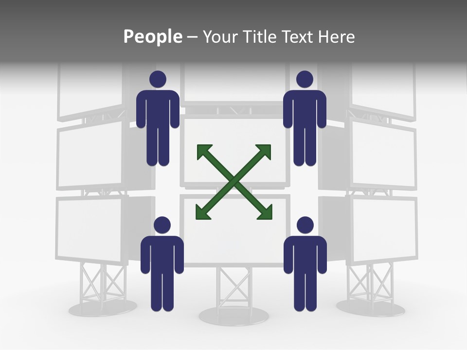 Table Conference Writing PowerPoint Template