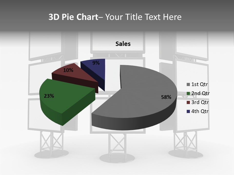 Table Conference Writing PowerPoint Template