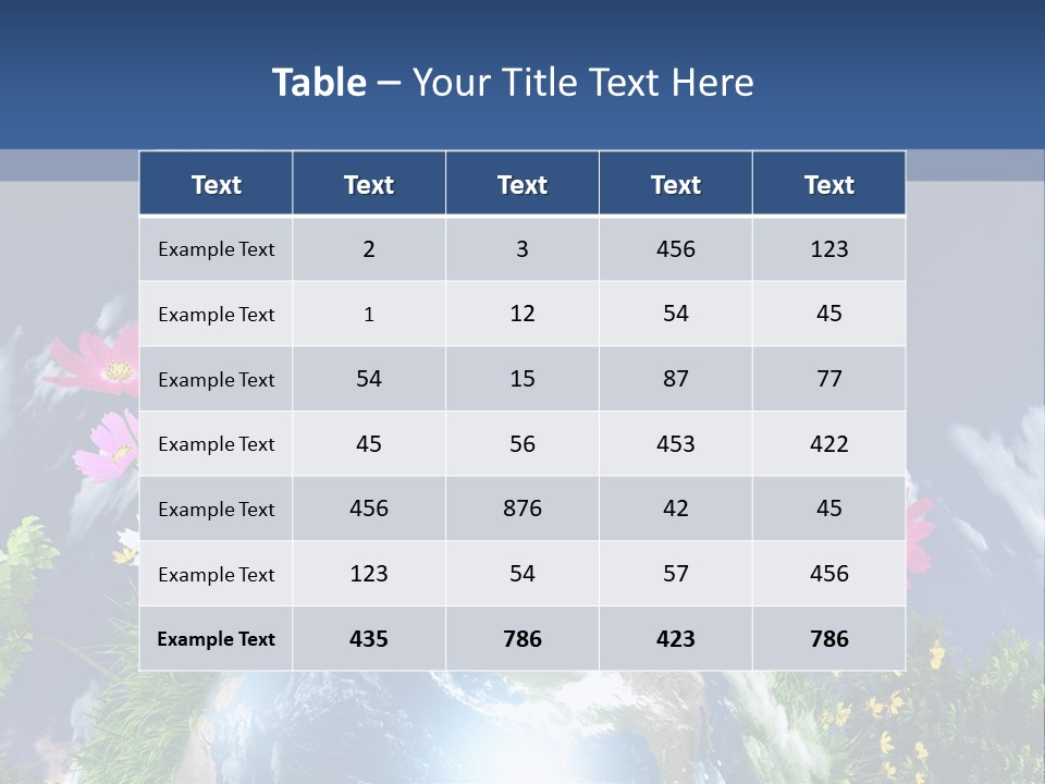House Air Sunlight PowerPoint Template