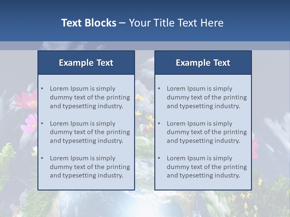 House Air Sunlight PowerPoint Template