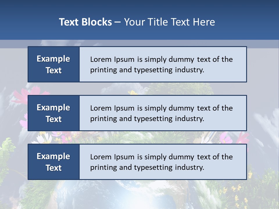 House Air Sunlight PowerPoint Template