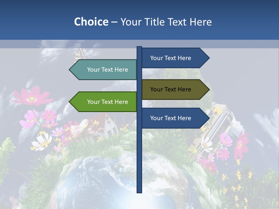 House Air Sunlight PowerPoint Template