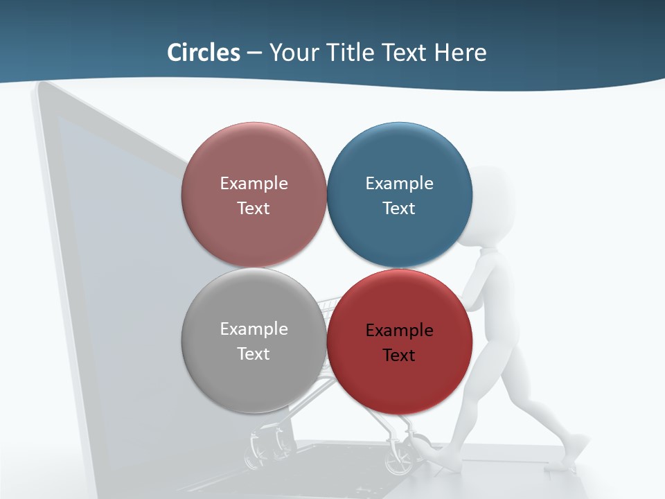 Commerce Keyboard Graphic PowerPoint Template