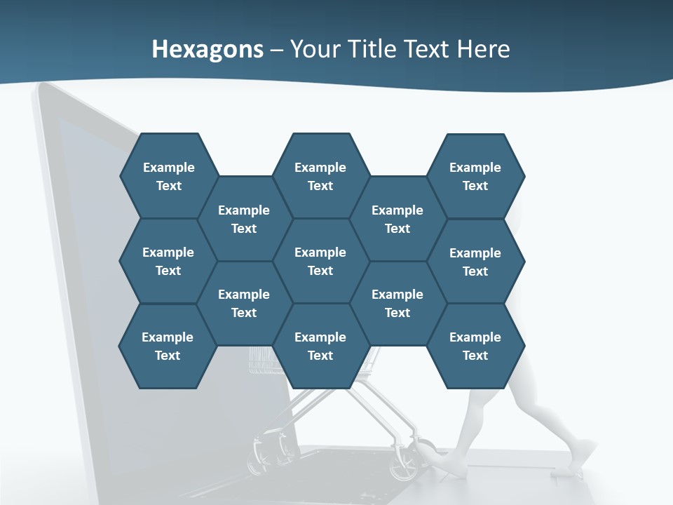 Commerce Keyboard Graphic PowerPoint Template