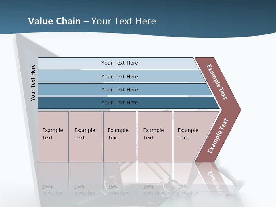Commerce Keyboard Graphic PowerPoint Template