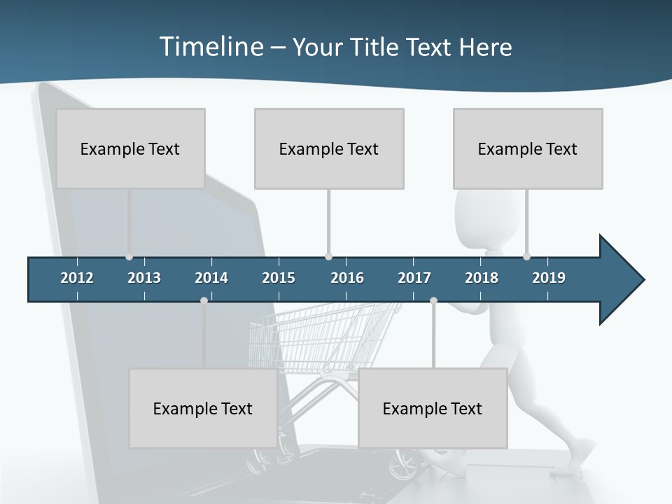 Commerce Keyboard Graphic PowerPoint Template