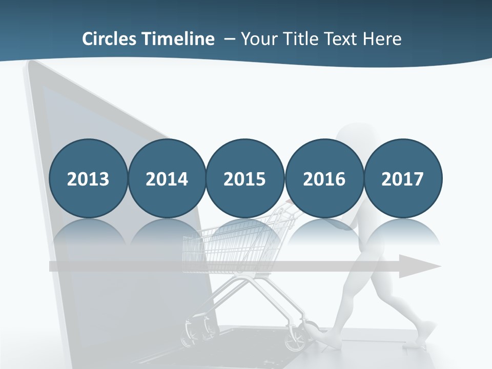 Commerce Keyboard Graphic PowerPoint Template