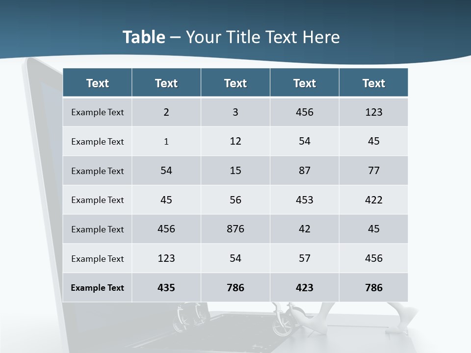 Commerce Keyboard Graphic PowerPoint Template