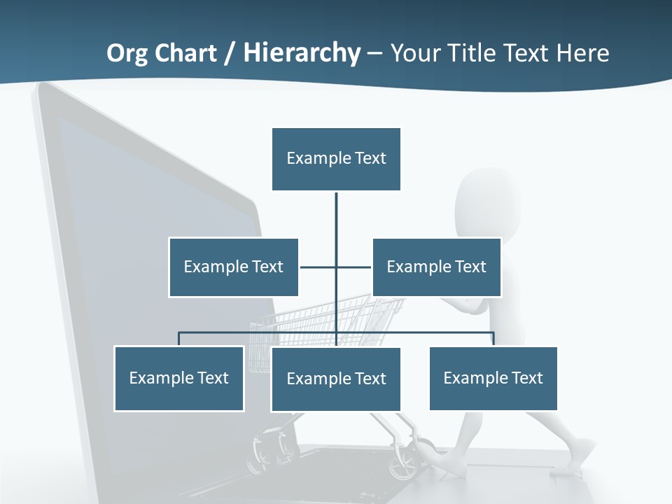 Commerce Keyboard Graphic PowerPoint Template